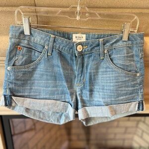 Hudson Jeans Women's Blue Denim Shorts, size 27